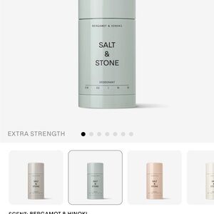 Salt & Stone Bergamot & Hinoki Deodorant unisex scent